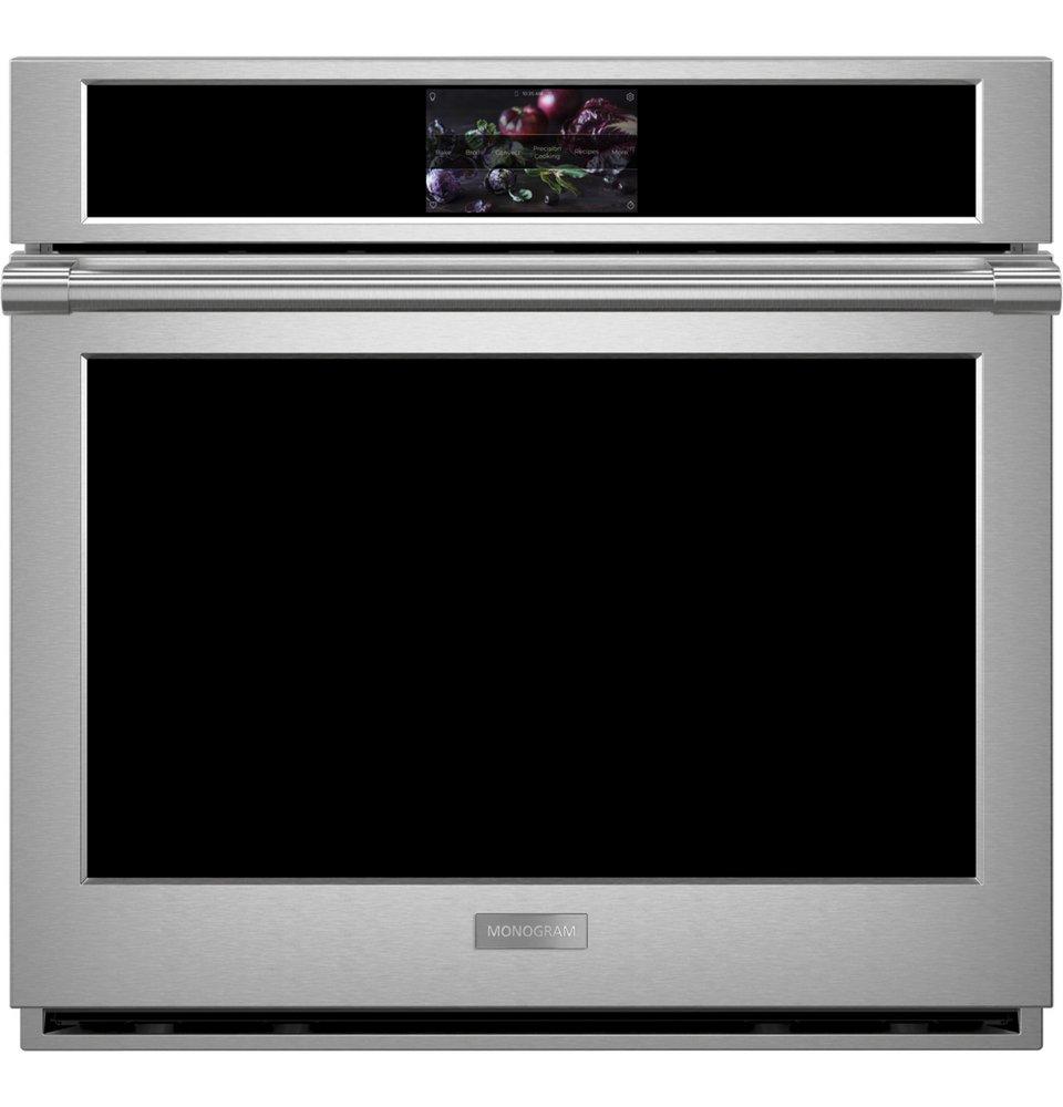 Monogram&reg; Stainless Steel 29-3/4 in. 5 cu. ft. Single Oven 