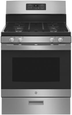 30 in. Gas 4-Burner Sealed Freestanding Range in Stainless Steel