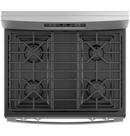 GE&reg; Stainless Steel 30 x 46-1/4 in. 13000 BTU 4.8 cu. ft. 4-Burner Sealed Gas Freestanding Range 