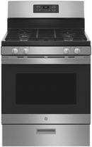 GE&reg; Stainless Steel 30 x 46-1/4 in. 13000 BTU 4.8 cu. ft. 4-Burner Sealed Gas Freestanding Range 