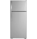GE® Stainless Steel 28 in. 17.5 cu. ft. Freezer on Top Refrigerator 