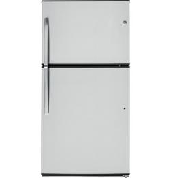 21.9 cu. ft. Top Mount Freezer Refrigerator in Stainless Steel