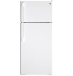 17.53 cu. ft. Freezer on Top Refrigerator in White