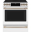 29-7/8 in. Electric 5-Burner Induction Slide-in Range in Matte White