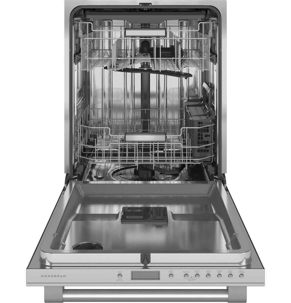 Monogram&reg; Stainless Steel 23-3/4 in. 16 Place Settings Dishwasher 