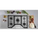 Cafe&trade; Stainless Steel/Brushed Stainless 5 Burner Sealed Cooktop 