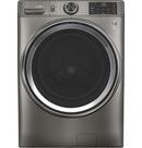 GE&reg; Satin Nickel 32 in. 4.8 cu. ft. Electric Front Load Washer 