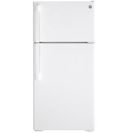 28 in. 15.6 cu. ft. Top Mount Freezer Refrigerator in White