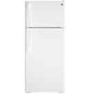 GE® White 28 in. 13.49 cu. ft. Top Mount Freezer Refrigerator 