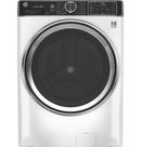 34 in. 5.0 cu. ft. Electric Front Load Washer in White