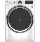 GE® White 32 in. 4.8 cu. ft. Electric Front Load Washer