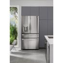 GE Profile&trade; Fingerprint Resistant Stainless Steel 35-5/8 in. 15.71 cu. ft. Bottom Mount Freezer and French Door Refrigerator 