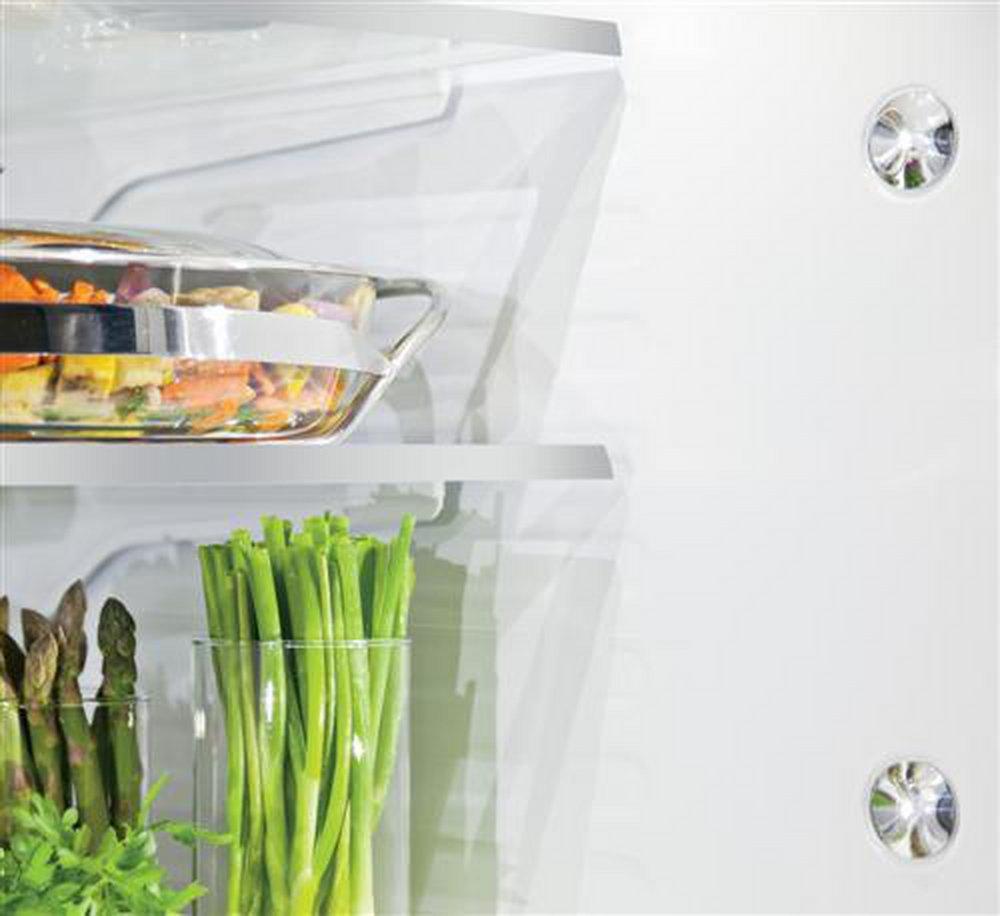 GE Profile&trade; Fingerprint Resistant Stainless Steel 35-3/4 in. 22.1 cu. ft. Bottom Mount Freezer,Counter Depth and French Door Refrigerator 