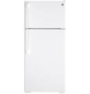 16.6 cu. ft. Top Mount Freezer Refrigerator in White