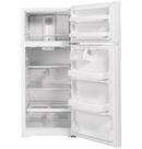 GE® White 28 in. 16.6 cu. ft. Top Mount Freezer Refrigerator 