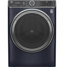 34 in. 5.0 cu. ft. Electric Front Load Washer in Sapphire Blue