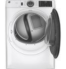 GE® White 28 in. 7.8 cu. ft. Electric Dryer 