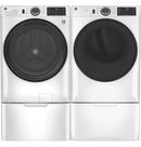 GE&reg; White 28 in. 7.8 cu. ft. Electric Dryer 