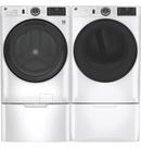 GE&reg; White 28 in. 7.8 cu. ft. Electric Dryer 