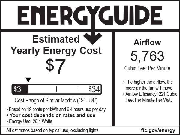 TIMBER - LED 68" CEILING FAN 