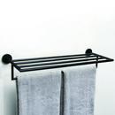 Speakman Matte Black 23-5/8 in. Towel Holder 