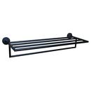 Speakman Matte Black 23-5/8 in. Towel Holder 