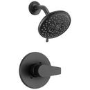 Single Handle Shower Faucet in Matte Black (Trim Only)