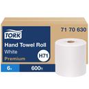 Tork White Paper Hand Towel Roll, 1-Ply, White, H71 System 