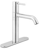 PROFLO&reg; Brushed Nickel Single Handle Kitchen Faucet 