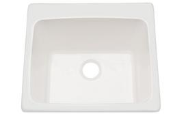 25 x 22 in. Undermount and Top Mount Laundry Sink in White