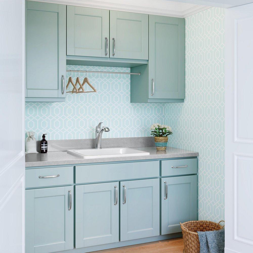 PROFLO&reg; White 25 x 22 in. Undermount and Top Mount Laundry Sink 