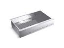 36 in. Farmhouse Stainless Steel Single Bowl Kitchen Sink in Polished Distressed