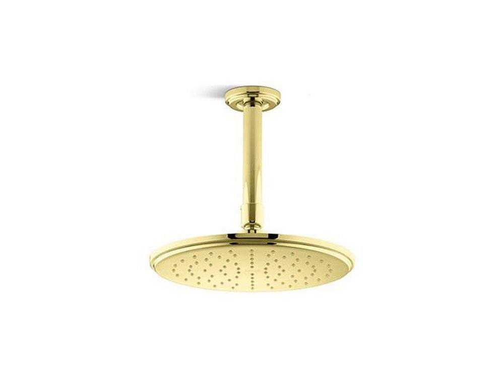 Kallista Unlacquered Brass Single Function Rain Showerhead 