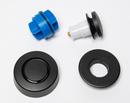 Bath Waste Trim Kit and Touch Toe Stopper in Matte Black