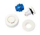 Bath Waste Trim Kit and Touch Toe Stopper in White