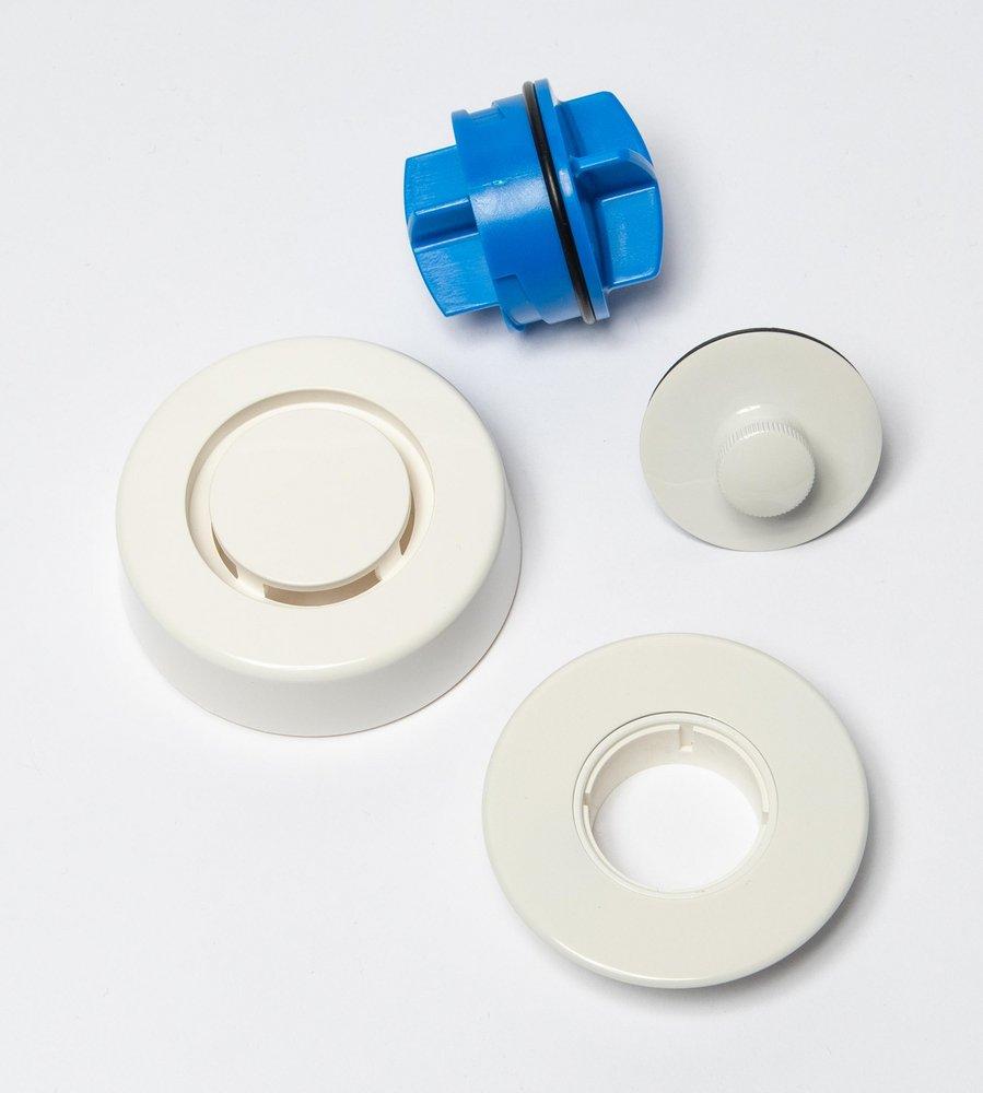 Dearborn White Bath Waste Trim Kit 