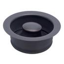 Dearborn Matte Black Bath Waste Trim Kit with Push-Pull Stopper 