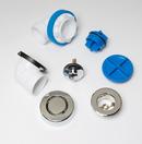 PVC Bath Waste Half Kit with Push-Pull Stopper with Test Kit in Chrome