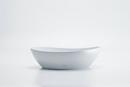 16-1/2 x 5-1/8 in. Round Vessel Mount Bathroom Sink in White 