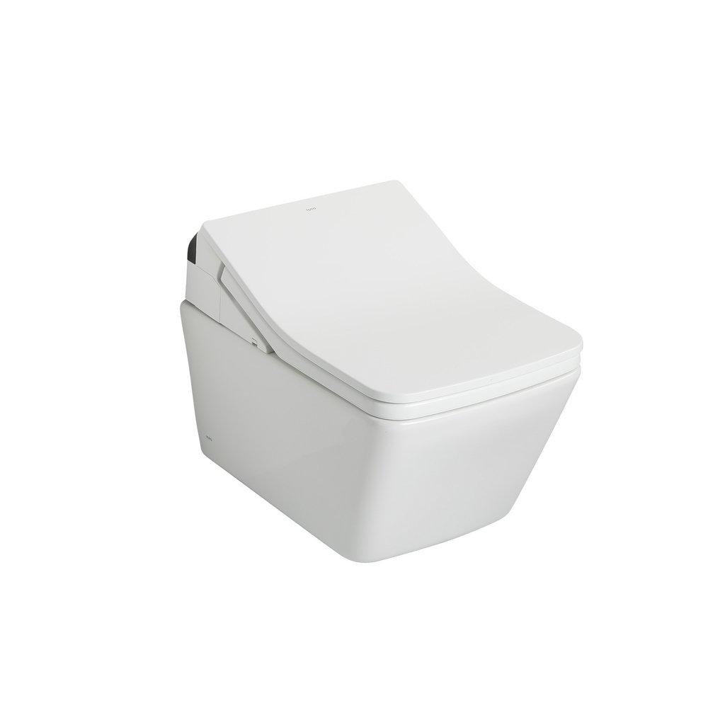 SP SQUARE SHAPE WALL HUNG BOWL WASHLET+  COTTON 