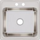 Elkay Lustrous Satin 22 x 22 in. Stainless Steel Single Bowl Drop-in Kitchen Sink in Lustrous Satin 
