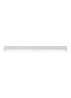 19W 1-Light Integrated LED Flush Mount Ceiling Fixture in White
