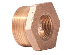 2-1/2 x 1-1/4 in. MNPT x FNPT Brass Reducing Hex Head Bushing