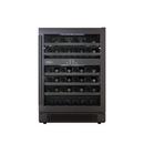 23-13/16 in. 5.3 cu. ft. Wine Cooler in Black Stainless