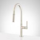 Signature Hardware Stainless Steel Single Handle Pull Down Kitchen Faucet 