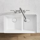 BLANCO White 33 x 19 in. Silgranit&reg; Double Bowl Farmhouse Kitchen Sink 