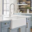 BLANCO White 33 x 19 in. Silgranit&reg; Double Bowl Farmhouse Kitchen Sink 