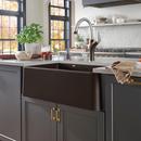 BLANCO Cafe 33 x 19 in. No-Hole Granite Composite Double Bowl Farmhouse Kitchen Sink 