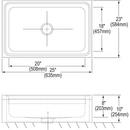 Elkay Lustrous Satin 31 x 22 in. Stainless Steel Single Bowl Drop-in Kitchen Sink in Lustrous Satin 
