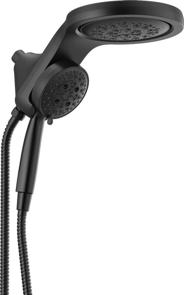 Delta Faucet Matte Black Multi Function Showerhead 